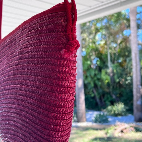 PRELOVED Vintage Straw Purse - Picture 3 of 6